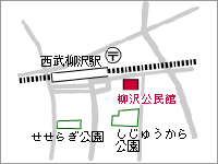 柳沢公民館地図